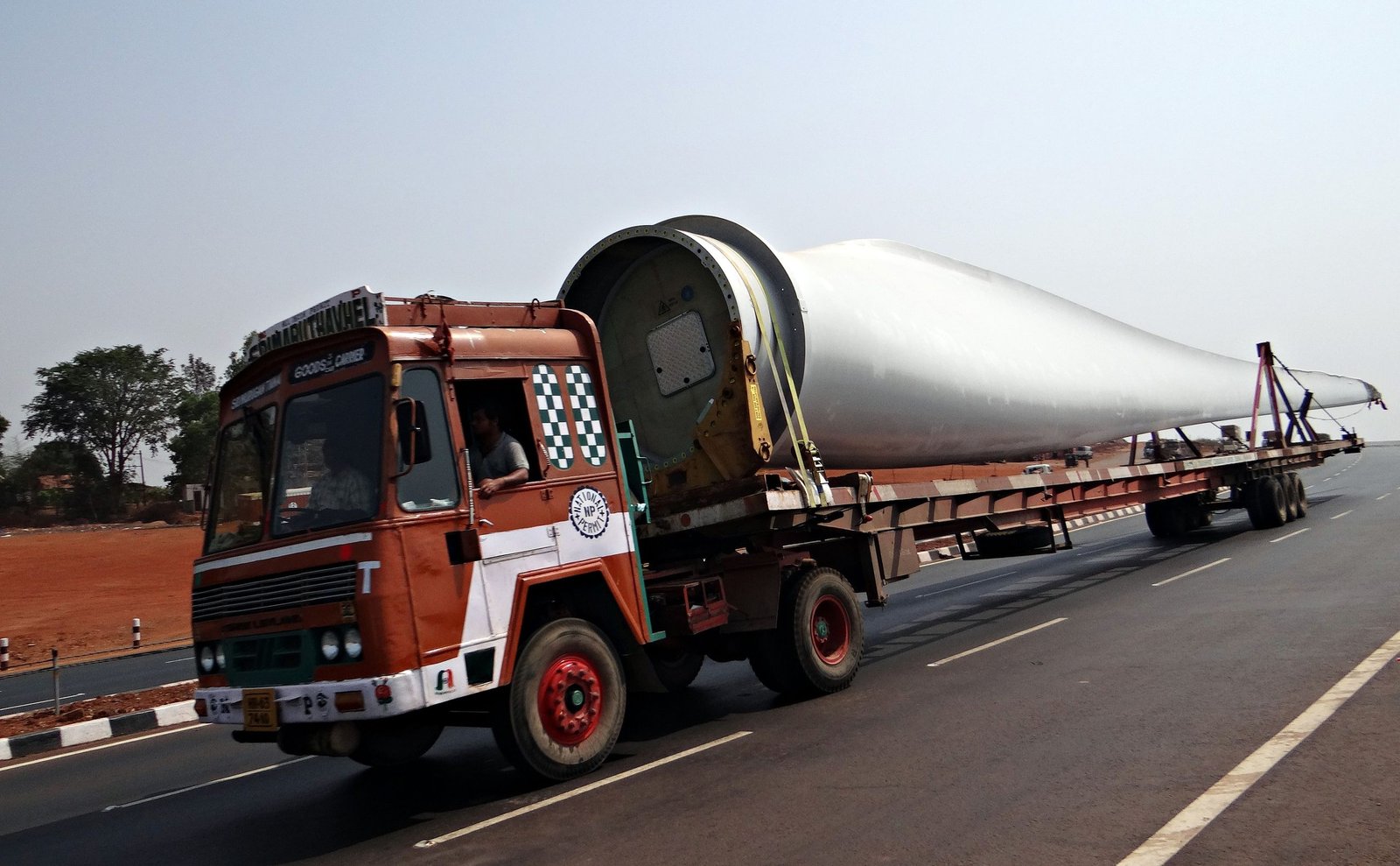 Bike carrier truck for long distance transport